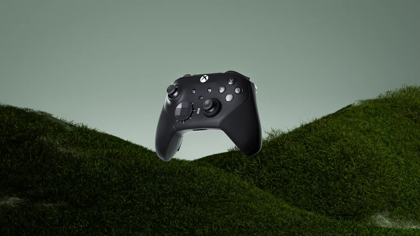 Game controller on grass render