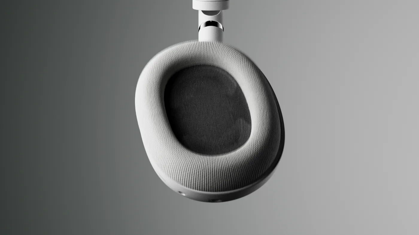 Headphone ear cushion render